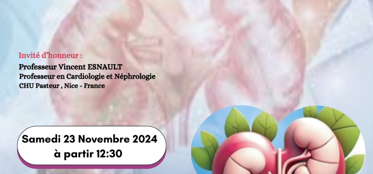 Journée De Formation Médicale Continue : La Néphrologie Dans Tout Ses États : Cœur Et Rein Samedi 23 Novembre 2024